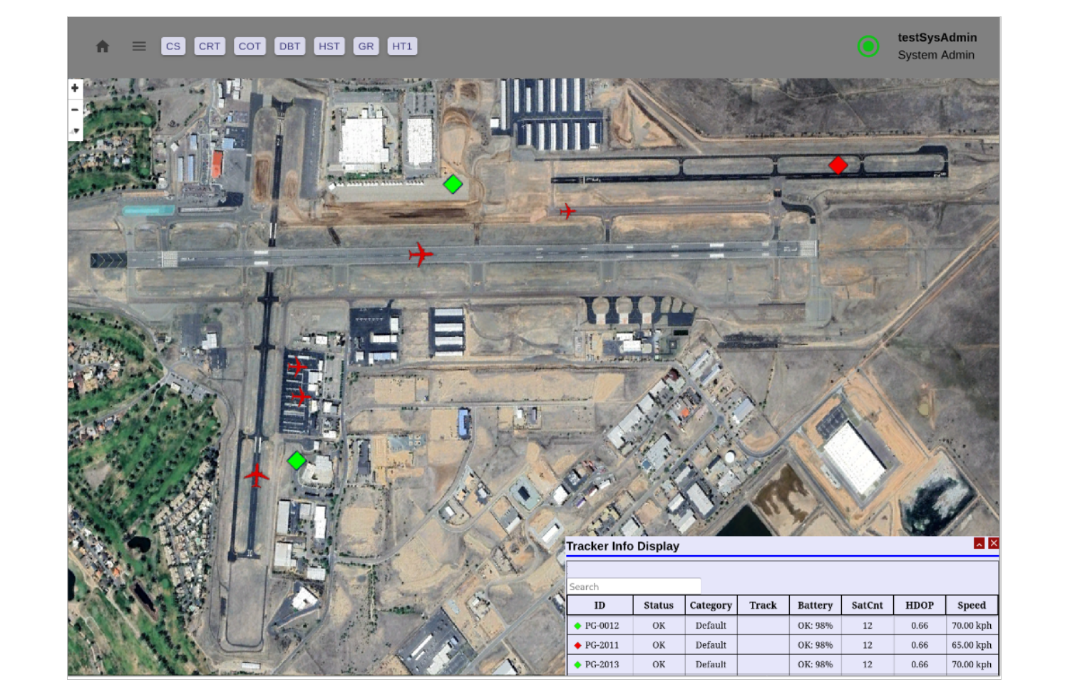 Interactive Map with Geofence-Based Alerts